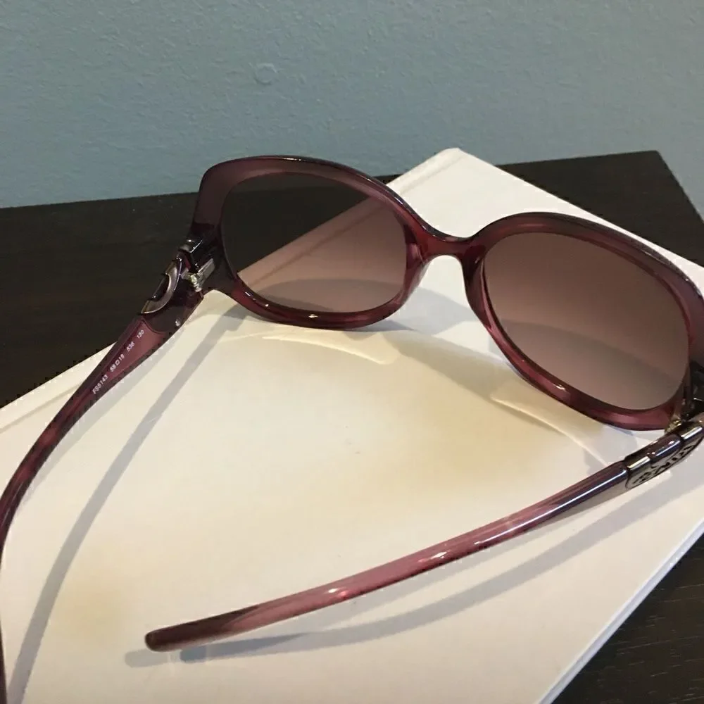 Authentic Fendi Purple/Brown Sunglasses ser FS5143